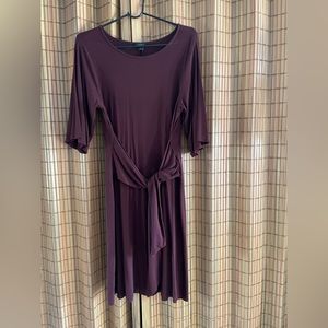 Ann Taylor eggplant color dress size 6